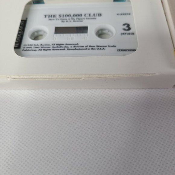 The $100,000 Club How To Make A Six Figure Income Audiobook D. A. Benton 2 Tapes - Picture 5 of 5